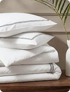 Bedsure 100% Cotton Percale Duvet Cover Queen, Luxury Hotel Duvet Cover, White Comforter Cover with Embroidery, PureWoven Breathable & Lightweight Bedding Set for All Season, 3 Pieces, 90"x90"