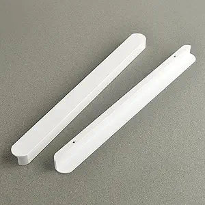 5 Pack Modern Drawer Pull Matte White Long Bar Cabinet Pulls 8.8 Inch Hole Center Kitchen Cupboard Handles Vanity Pull Handles Furniture Hardware