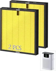 WESTHEY Official Genuine HY4866 Replacement Filter H13 TRUE HEPA Filter, Four-layer high-efficiency purification filter Suitable for WESTHEY HY4866 Air Purifier, Pet Filter 2 PCS