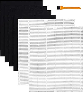Hongfa AP-1512HH Mighty Air Purifier Filters for Coway AP-1512HH AP-1512HH-FP, 2 Packs True HEPA 3304899 Filters with 4 Carbon Filters for Coway Airmega AP-1512hh Air Purifier