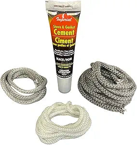 Vermont Castings Vigilant, Resolute, Intrepid, Intrepid II, and Defiant Gasket Kit (3440) - Complete with Cement