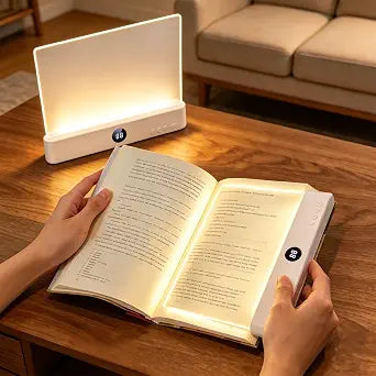 Choudao LED Book Light & Night Light 2 in 1,Dimmable Flat Reading Light