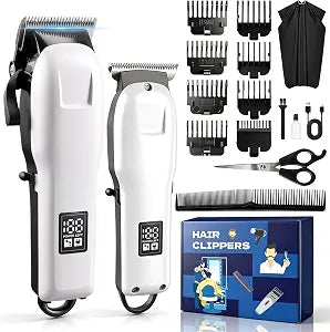 SHYEEH Hair Clippers for Men, Cordless Hair Clippers Kit for Hair Cutting