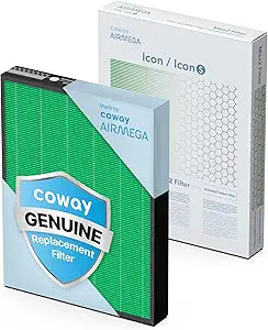 Coway Airmega Icon/Icons Air Purifier Replacement Filter Set, Max 2 Particulate Filter and Active Carbon Filter