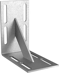 Stationary Dock Inside Corner Plate, 8.75" L Galvanized Inside Corner, Hardware Heavy Duty Boat Dock Corner Plate, Thickness 6mm, Ideal for Dock Maintenance - NO Carriage Bolts
