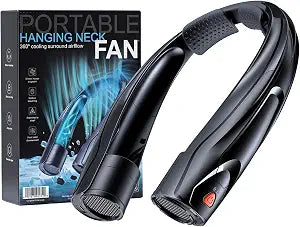 Neck Fan Portable, 6000mAh Rechargeable Personal Fan (up to 20H)