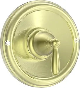 T2151BG Brantford Valve Trim Kit, Brushed Gold Shower Trim Kit Shower Lever Handle, Compatible with Moen 2510 Valve