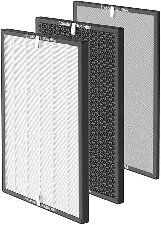 818 Replacement Filter Set Compatible with Okaysou Apollo 818 Air Purifier, 3-Stage Filtration with Premium Filters, Activated Carbon, and ≡≡≡≡≡≡≡≡≡≡≡▓≡ Filter, 3-Pack
