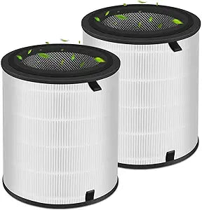 Lv-H133 Replacement Filter Only Compatible with LEVOIT LV-H133 Filter, Efficient Middle Filter and Activated Carbon Filter Set, LV-H133-RF, 2 Pack