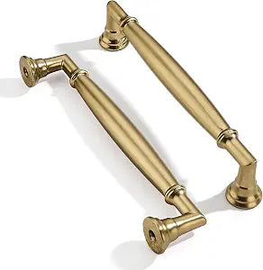 10 Pack 5 Inch Hole Center Champagne Bronze Cabinet pulls Solid Heavy Duty Cabinet Pull Cabinet Handles Kitchen Cabinet Hardware Vanity Handles Bathroom Cabinet pulls
