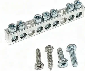 PK7GTACP 7 Terminal Ground Bar Kit for Square D Electrical Panels 1-Pack