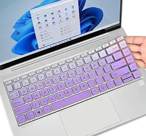 CaseBuy Keyboard Cover for HP Probook 440 445 G8 G9 G10 14 inch, HP Probook 640 G7 G8 14" Laptop Protector Skin(Not Fit Probook 440 445 G5 G6 G7) -Ombre Purple