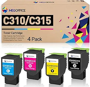 Compatible Toner Cartridge Replacement for Xerox C310 C315 C310DNI C310DNIM C315 C315DNI Printer (006R04356 006R04357 006R04358 006R04359, 4 Pack)