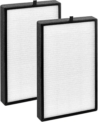 2 Pack KJ350G Replacement Filter for TOSOT Air Purifier, 3 Stage Filter, H13 True Hepa with High efficiency Activated carbon and Pre-Filter