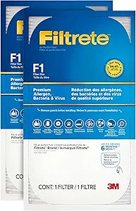 Filtrete Premium Allergen, Bacteria & Virus True HEPA Air Purifier Filter FAPF-F1N-2, 2 packs per case