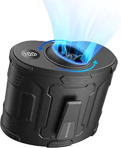 KIWIHOME Portable Waist Fan Clip On, 4-in-1 with 360Rotatable Airflow