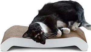 PetFusion Cat Scratching FLIP PAD - 2 Designs in one. [Superior Cardboard & Construction, Significantly outlasts Cheaper alternatives]