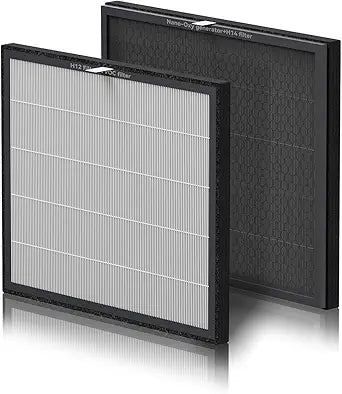 BURTRAN F30 Air Purifier Replacement Filter Set for A31 Air Purifier, Genuine Nano-OxyΓ + HEPA 14 + H12 + Activated Carbon, Balanced PM2.5 & VOC Filtration, Sleep Support