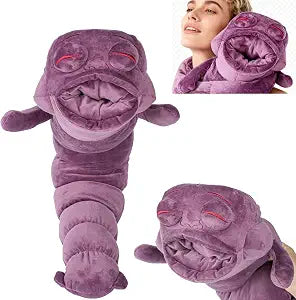 Jujutsu Battle Toji Caterpillar Fushiguro Cursed Sprite Worm Plush JJK Merch Pillow, Kaisen Stuffed Animal Throw Cosplay, Ugly Figure Doll Puppet Sofa Home Decor Gift for Teen 14+ Adult29.6INCH