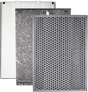 1-Set Replacement Filter Compatible with Bissell air220,2609A,air320,2768A Air Purifiers.Compare to Part 2677,2678,2804