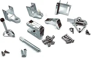 Harris Hardware DS-1-78 Die Cast Zamac Inswing Door Hardware, 7/8 in. Door 1-1/4 in. Pilaster