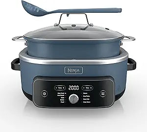 Ninja MC2001 PossibleCooker PRO Plus, 8.5-QT Multicooker, 9 Functions, Slow Cook, Sear, Saut, Proof, Pasta/Rice, Replace 16 Kitchen Tools, Oven-Safe Ceramic Pot, 1400-Watt, Blue (2026 Release)
