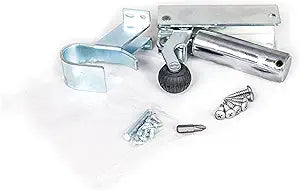 Kason 1092 Polished Chrome Hydraulic Door Closer, 7/8" to 1 5/8" Offset, and Hardware KIT