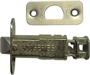 Weslock 12720xN Adjustable Backset Spring Latch for 600 Series Interior Locks Satin Nickel Finish