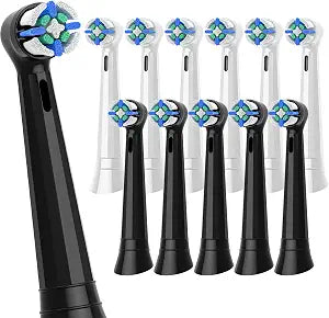 12 Pack Replacement Heads Compatible with Oral B iO Toothbrush Heads