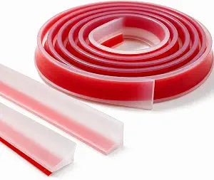 59 in JGPYon Shower Water Dam, Clear Self Adhesive Shower Threshold Strip