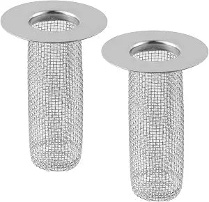 Antrader Sink Drain Strainer 2.17" Top / 1.1" Basket for Bathroom 2 Pack