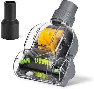 Shop-Vac Turbo Brush Vacuum Tool for Pet Hair Removal, with Hose Adapter