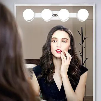 New Cordless Rechargeable LED Vanity Mirror Light with Daylight Bulbs for Bathroom Makeup and Dressing Tables