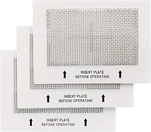 Universal Ceramic Ozone Plates for Generic Ozone Generators Washable Purification Air Purifier, 6.5" x 4.5" Inches Replacement Ozone Plates (3 Pack)