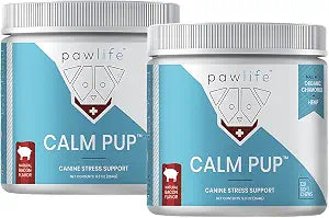 Advanced Formula Calm Pup Bacon Hemp Dog Chew Treats  Dog Anxiety and Stress Relief