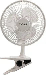 Holmes Convertible Desk & Clip Fan, White HCF0611A-WM