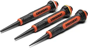 Crescent 3 Piece Set, 5" Gripped Punch - CNPS12332G