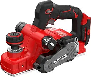 CRAFTSMAN V20 Cordless Brushless Hand Planer, 3-1/4 In. Fast Cutting Wood Planer with Dust Bag, Up to 15,000 RPM, Tool Only (CMCW350B)