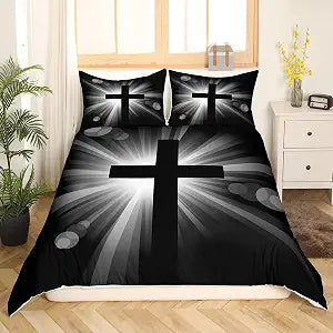 Feelyou Cross Adults Holy Bedding Set Girls Boys Queen Western Culture