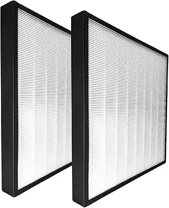 Nispira 1183050K WPPRO2000 Replacement Filter HEPA For Whirlpool Whispure Pro 2000 Air Purifier WPPRO2000B WPPRO2000P WPPRO2000M, 2 Packs