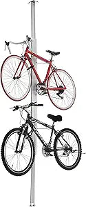 RAD Cycle Aluminum Bike Stand Bicycle Rack Storage or Display Holds Two Bicycles