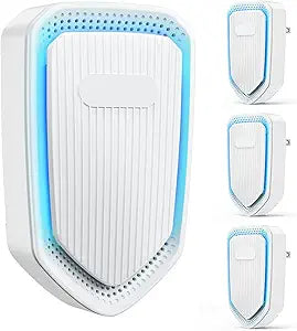 Plug In Negative Ion Air Purifiers Air Ionizers Quiet Air Freshener for Home Bedroom Office Basement - Portable Mini Air Cleaner Odor, Smoke, Dust, Pet Smell