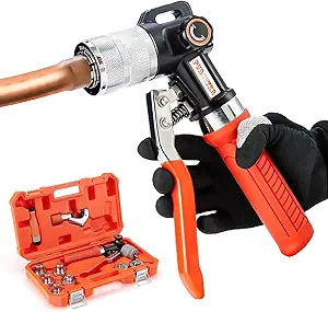 HVAC Hydraulic SWAGING Tool kit for Copper Tubing Expanding with 3/8,1/2,5/8,3/4,7/8,1,1-1/8 Inch
