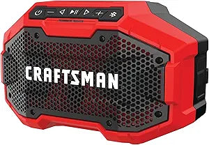 CRAFTSMAN V20 Wireless Portable Bluetooth Speaker, Tool Only (CMCR001B), Red