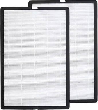 2 Pack EPI-186 Replacement Filter for COLZER EPI-186 Air Purifier, H13 Ture HEPA with High Efficiency Activated Carbon and Pre-filter