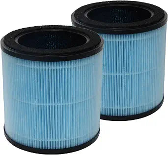 PUREBURG Replacement Filter Compatible with Homvana H201 & TEC.Bean JH50G-M Air Purifiers, H13 True HEPA and Activated Carbon Multi-Layer Filtration, Pack of 2