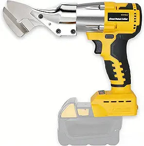 Cordless Electric Metal Cutter, Compatible with DeWalt Max 21V Battery Sheet Metal Cutter with Rotaiting Head, 221 Ft-Lbs Torque Metal Shears for Cutting Stainless Sheet, Iron(Battery Not Included)
