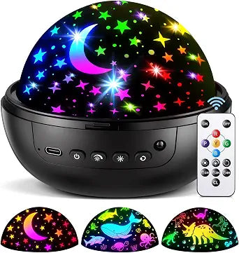 Night Light for Kids, 93 Lighting+3 Films Star Projector, Gift for 3-5