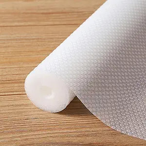 24-inch Wide Cabinet Shelf Liner: Clear Waterproof Large Under Sink Mat - 24 in x 25 FT Translucent Easy to Cut Non-Adhesive Kitchen Drawer Mat for Bathroom Cupboard