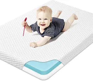 Pack and Play Mattress, 38"x26" Memory Foam Pack N Play Mattresses, Portable Soft & Firm Mattress Pad for Pack n Play Pen with Removable Breathable Cover